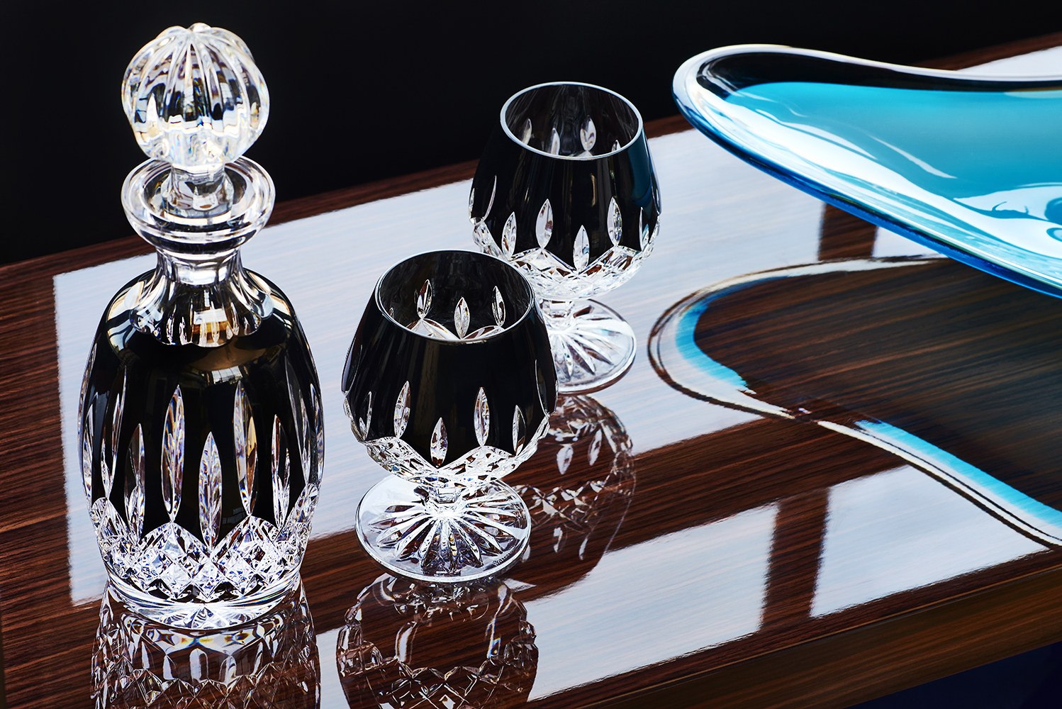 Lismore Black Brandy Pair Waterford®